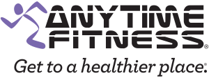Anytime Fitness logo with 'Get to a healthier place' tagline. View larger image.