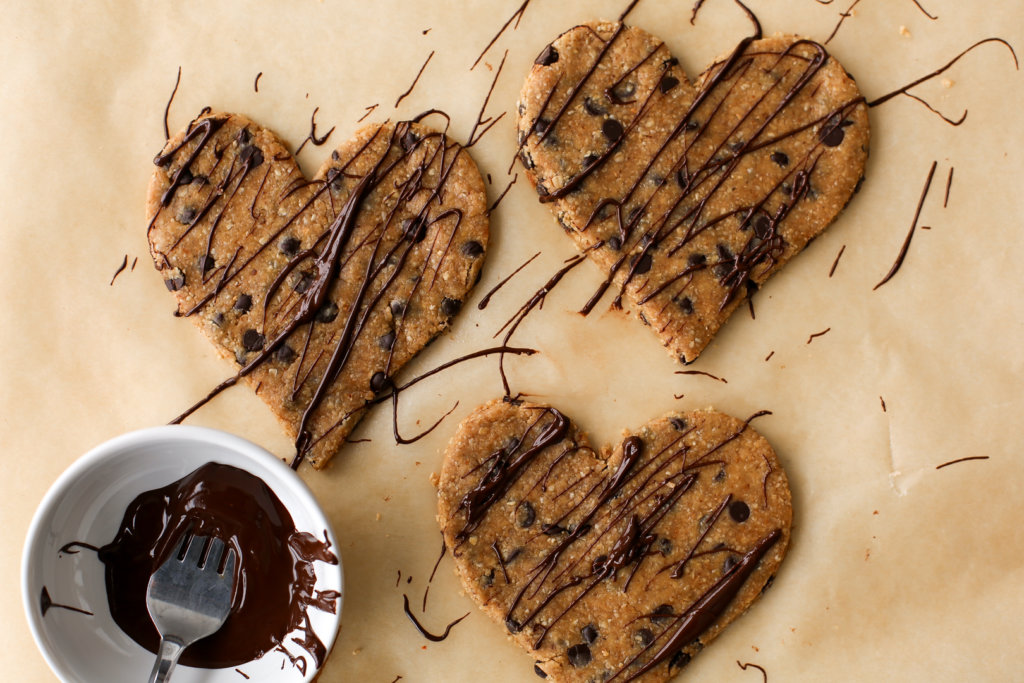 Photo of Peanut Butter Chocolate Hearts