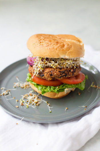5-Ingredient BBQ Black Bean Burgers You Need To Try - Anytime Fitness