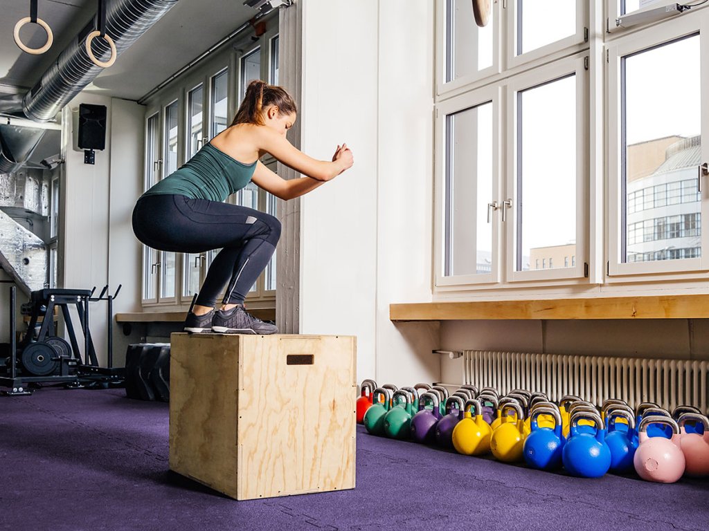Here's exactly how to do a box jump correctly