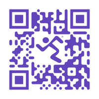 QR code to download the Anytime Fitness App