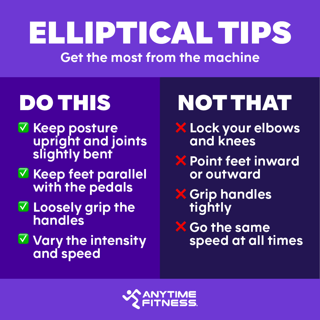 Elliptical exercise tips for getting the most out of your elliptical HIIT workout.