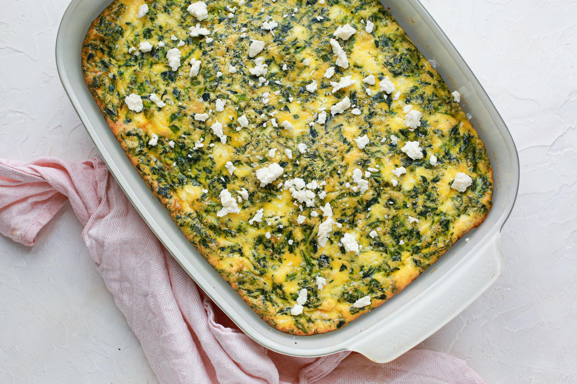 Recipe: Spinach and Feta Egg Casserole 